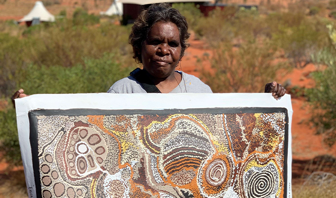 Aboriginal Artist-in-residence at Longitude 131°