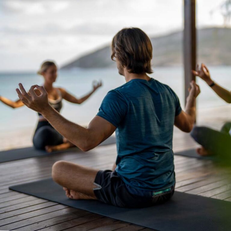 Morning Yoga On Lizard /sland