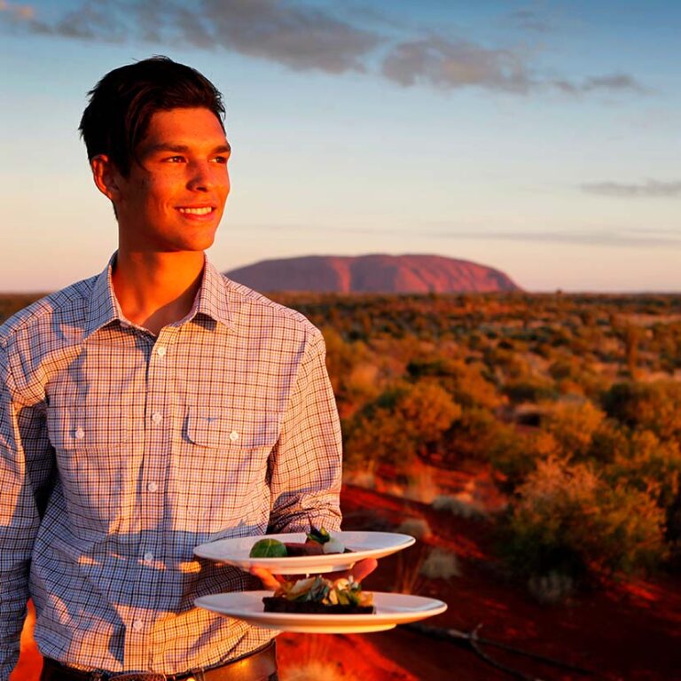 A Taste of Australia Overlooking Uluru