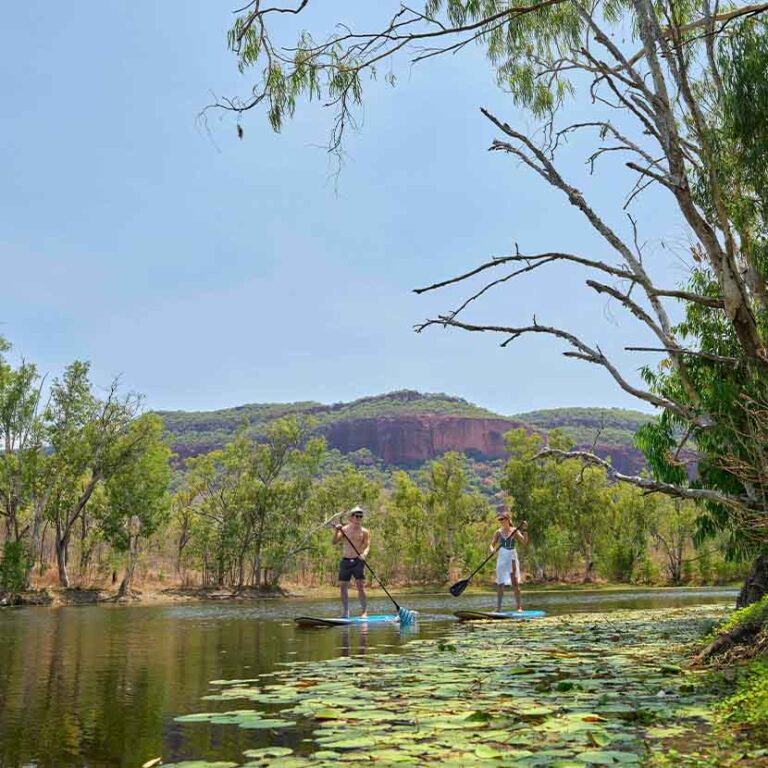 Paddle Boarding At Mt Mulligan Lodge