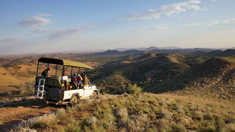 Outback air safari, the luxury of space...