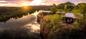 El-Questro-Homestead_The-Kimberley_Aerial-Room-Sunset-Couple