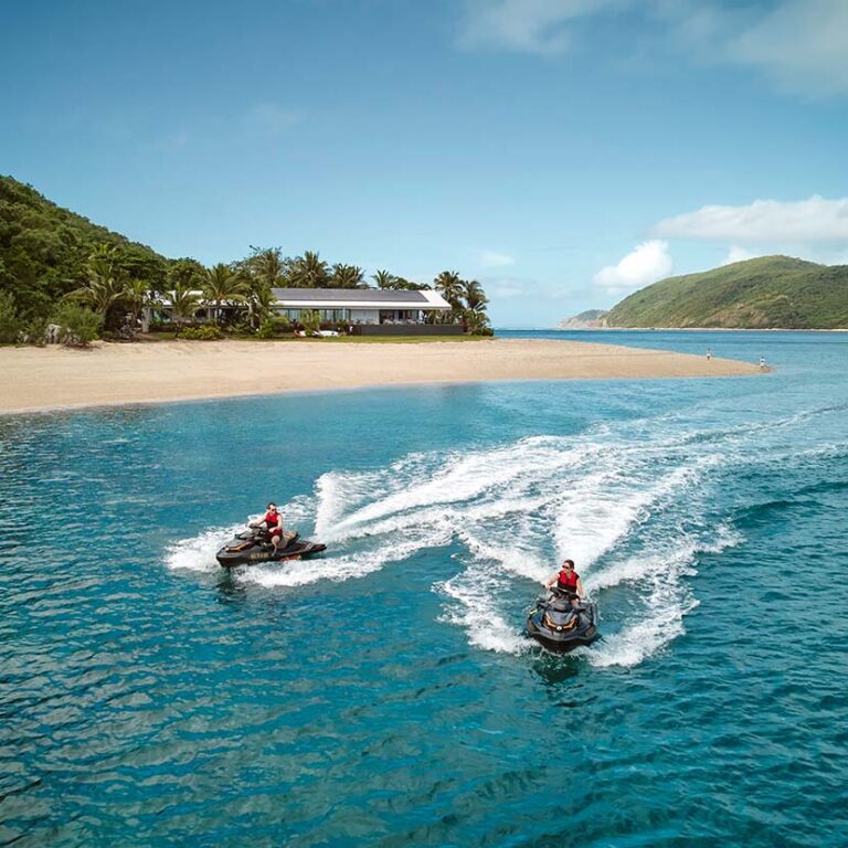 Jet Ski around Pelorus Private /sland